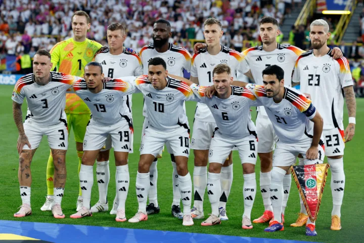 Spain National Football Team vs Germany National Football Team Lineups